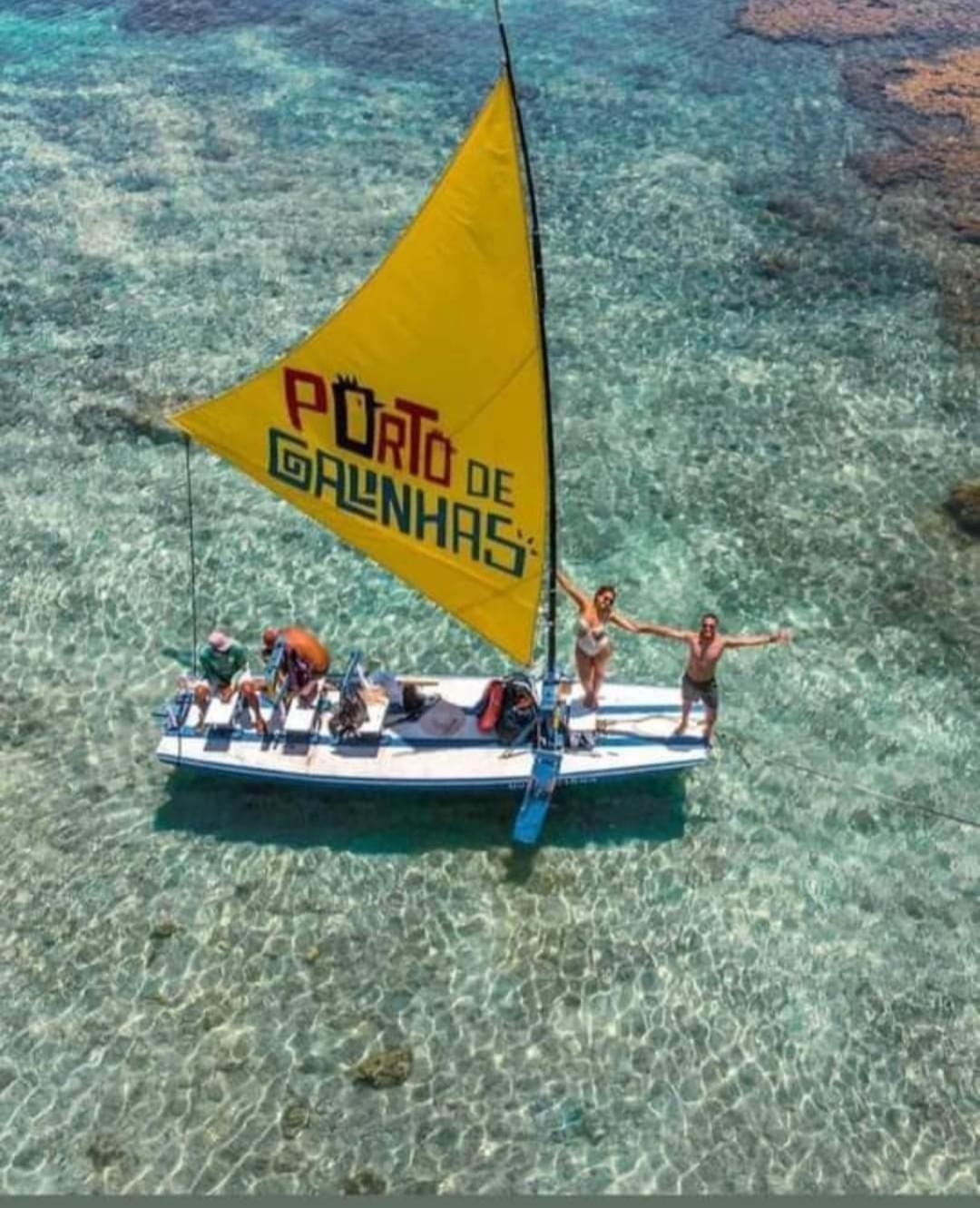 Flat Vila De Porto Praca 10 Predio Amarelo Appartamento Pôrto das Galinhas Esterno foto